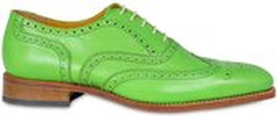 VanPalmen Quirey Nette schoenen heren veterschoen groen goodyear maakzijze topkwaliteit