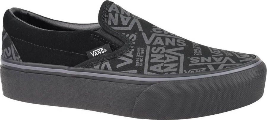 Vans 66 Classic Slip-On Platform VN0A3JEZWW0 Vrouwen Zwart Sneakers