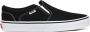 Vans Asher Canvas Heren Sneakers Black White - Thumbnail 1