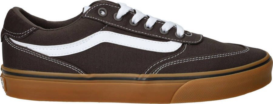 Vans Brooklyn LS Canvas Gum Sneakers Heren Bruin