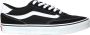 Vans Brooklyn LS SUEDE CANVAS Heren Sneakers BLACK WHITE - Thumbnail 1