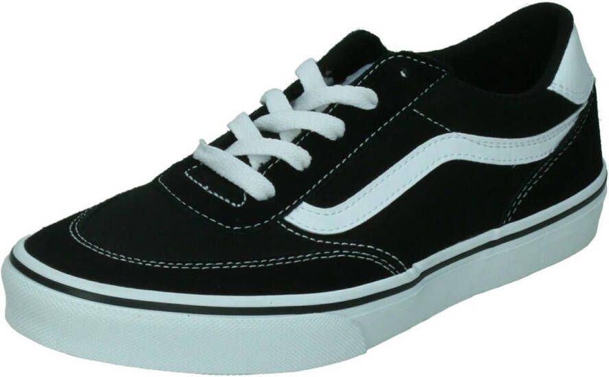 Vans Brooklyn LS SUEDE CANVAS Unisex Sneakers BLACK WHITE