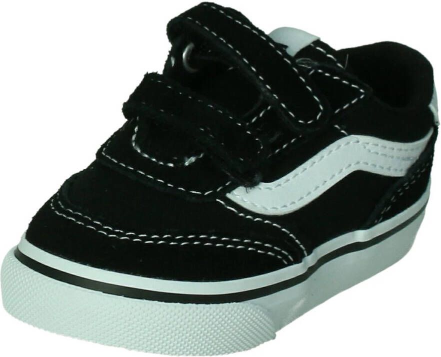 Vans Brooklyn LS V SUEDE CANVAS Unisex Sneakers BLACK WHITE