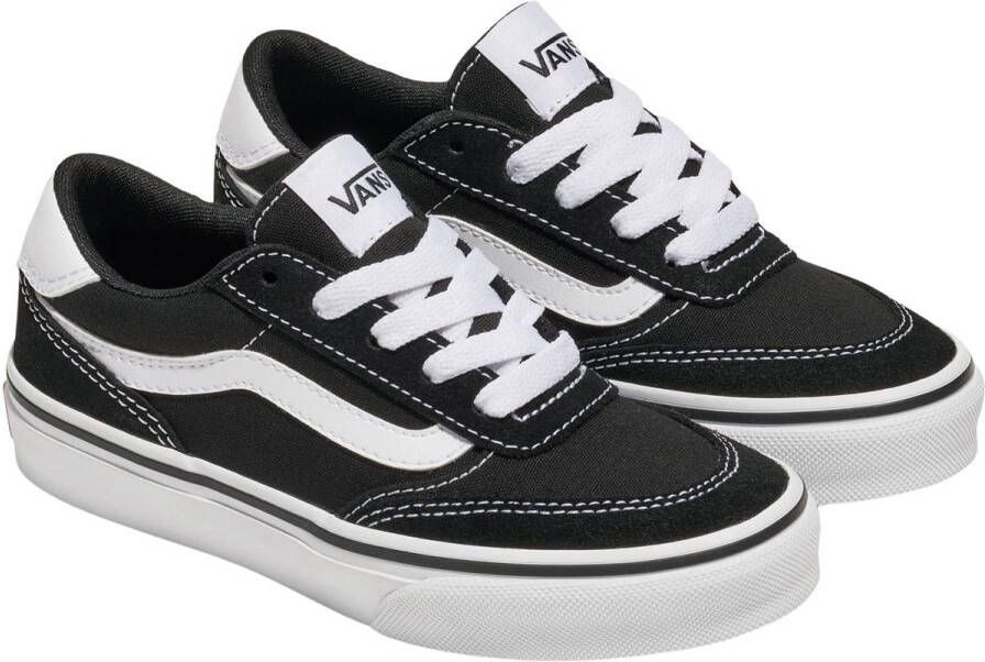 Vans Brooklyn LS V SUEDE CANVAS Unisex Sneakers BLACK WHITE