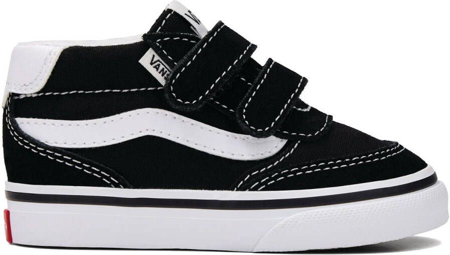 Vans Brooklyn Mid V SUEDE CANVAS BLACK WHITE