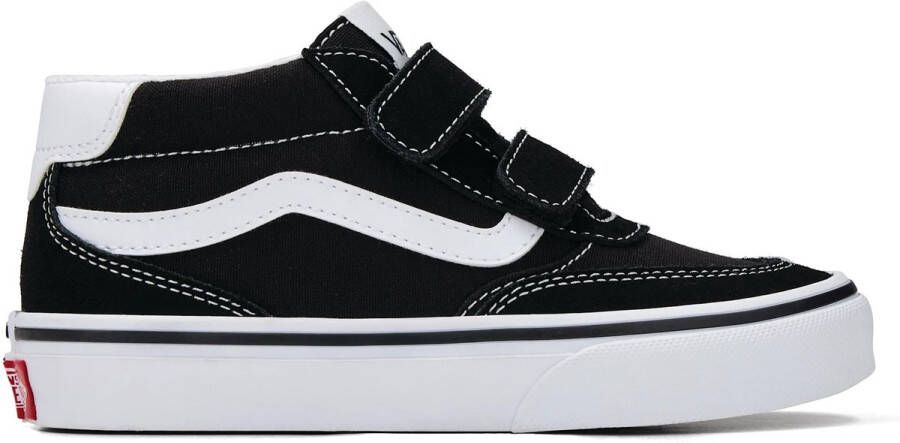 Vans Brooklyn Mid V SUEDE CANVAS BLACK WHITE Unisex Sneakers Black White - Foto 2
