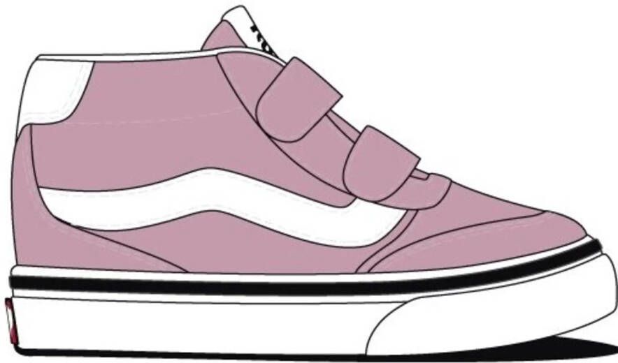 Vans Brooklyn Mid V SUEDE CANVAS Pink Dawn Unisex Sneakers Pink Dawn