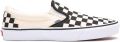 Vans Checkerboard Classic Slip-On Sneaker Black Off White - Zwart/Wit