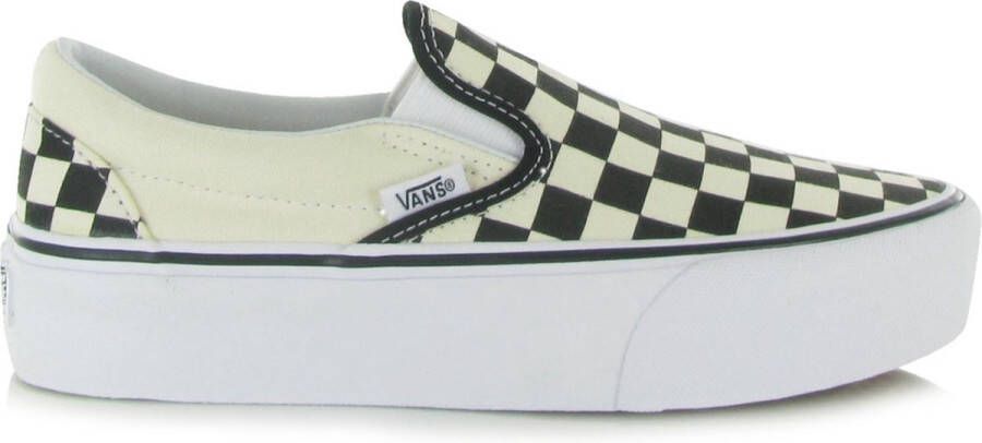 Vans Plateausneakers UA Classic Slip-On Platform van textielen canvasmateriaal