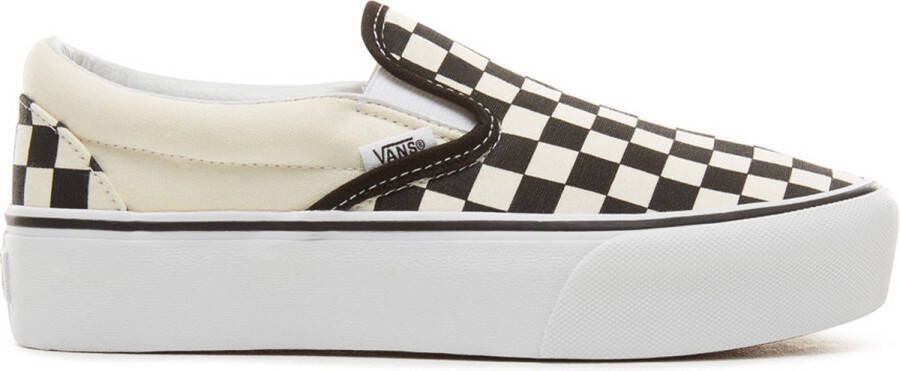 Vans Plateausneakers UA Classic Slip-On Platform van textielen canvasmateriaal