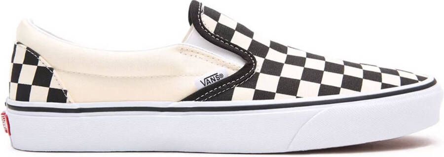 Vans Classic Slip-On Sneakers Unisex Blk&Whtchckerboard Wht