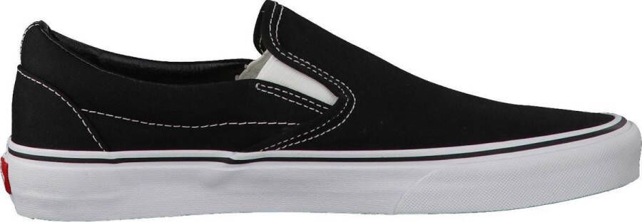 Vans Classic Slip-On Zwart Wit Dames en Heren Sneaker- VN000EYEBLK