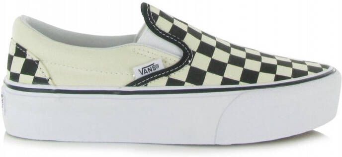 Vans Dames Sneakers Classic Slip On Platform Wit