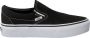 Vans Ua Classic Slip On Platform Womens Black Schoenmaat 38 1 2 Sneakers VN00018EBLK - Thumbnail 1