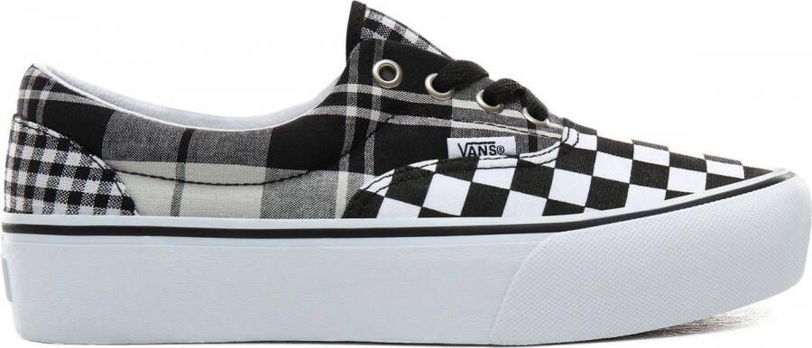 Vans Dames Sneakers Era Platform (Plaid Checkerboard) Zwart