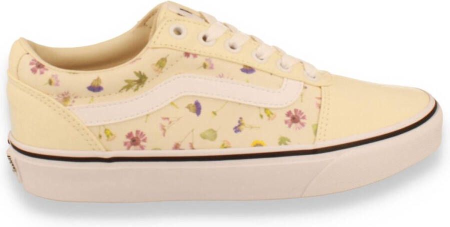 Vans Gedrukte Bloemen Schaakbord Schoenen Multicolor Dames - Foto 2