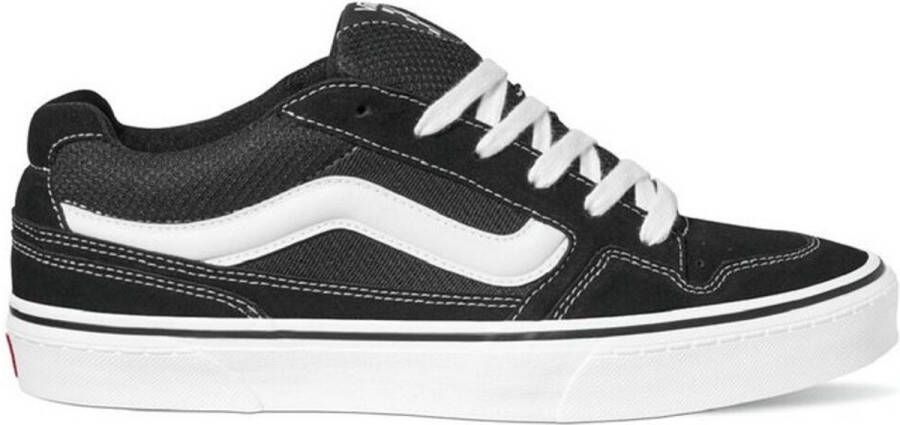 Vans Zwarte atletische sneakers voor heren met contrastdetails Black Heren