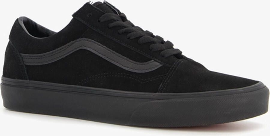 Vans Klassieke Canvas Sneaker met Dikke Rubberen Zool Black Dames