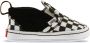 Vans Slip-On V sneakers zwart wit Textiel Ruit 16 - Thumbnail 1