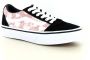 Vans Ward Marble Hearts sneakers roze zwart wit Canvas 32 - Thumbnail 2