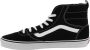 Vans Kids Sneaker Ashwood Hi Decon Suede canvas Black white - Thumbnail 1