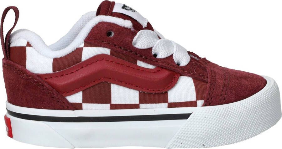 Vans Knu Skool elastic lace Sneakers Jongens Rood