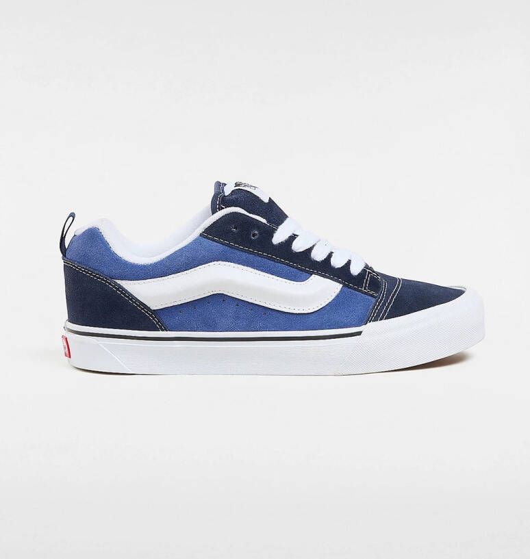 Vans Knu Skool Schoenen Blauw Maat: 36.5 Suède Foot Locker