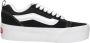 Vans Knu Stack Sneakers Leren Sneaker Dames Zwart - Thumbnail 8