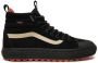 Vans LeatherSneakerswithMetalEyeletsandRubberSole Black Sneakers - Thumbnail 1