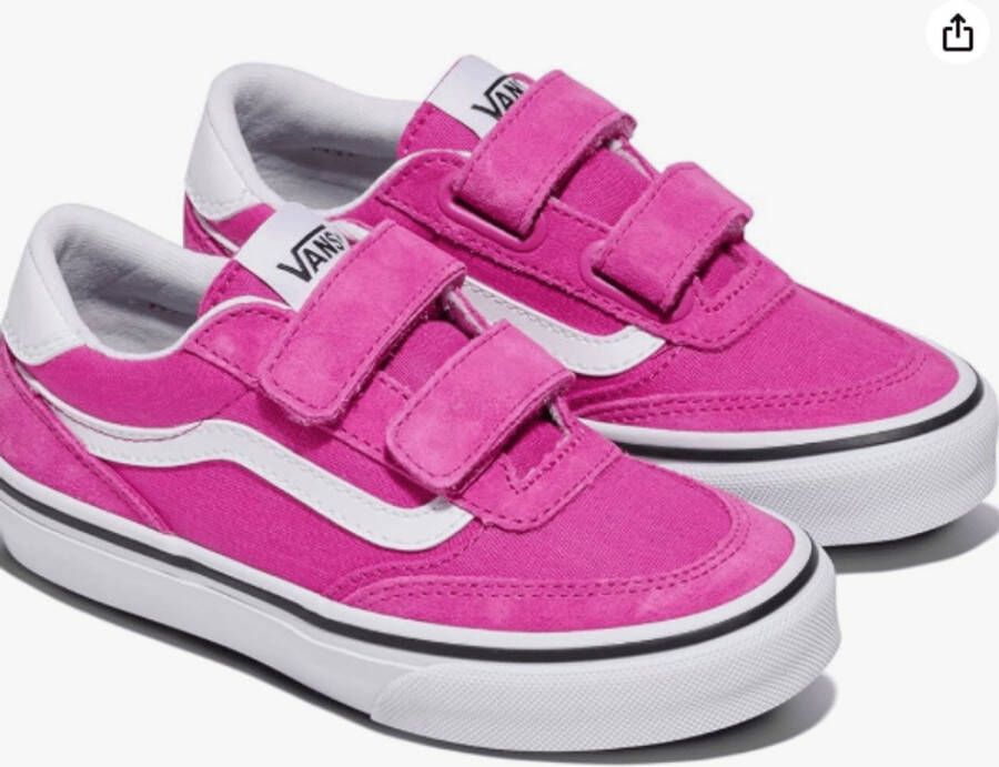 Vans Meisjes Sneaker Brooklyn Ls V Canvas Rasberry Rose