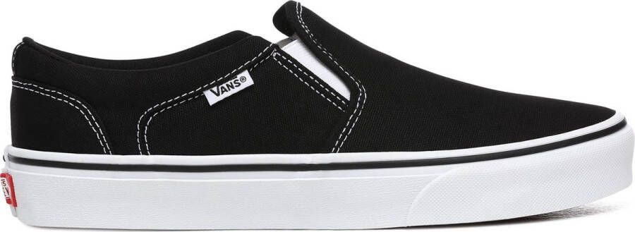 Vans Asher Canvas Heren Sneakers Black White