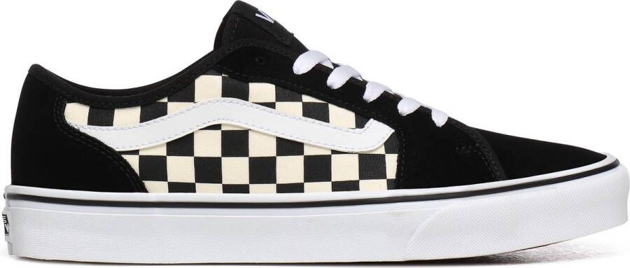 Vans Filmore Decon Checkerboard Heren Sneakers Black Whte