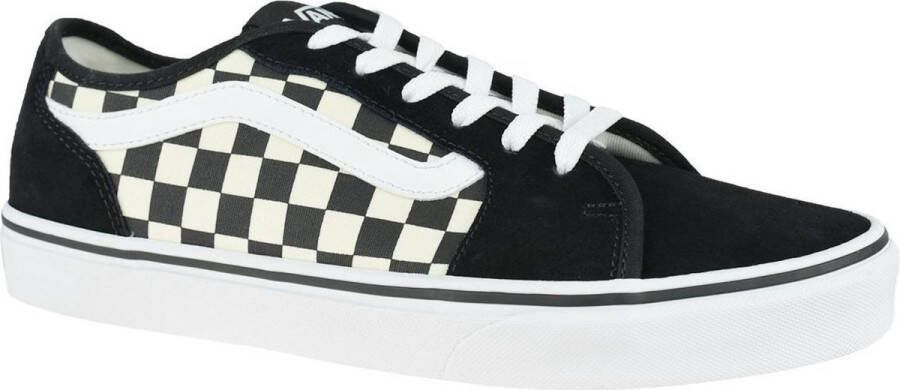 Vans Filmore Decon Checkerboard Heren Sneakers Black Whte