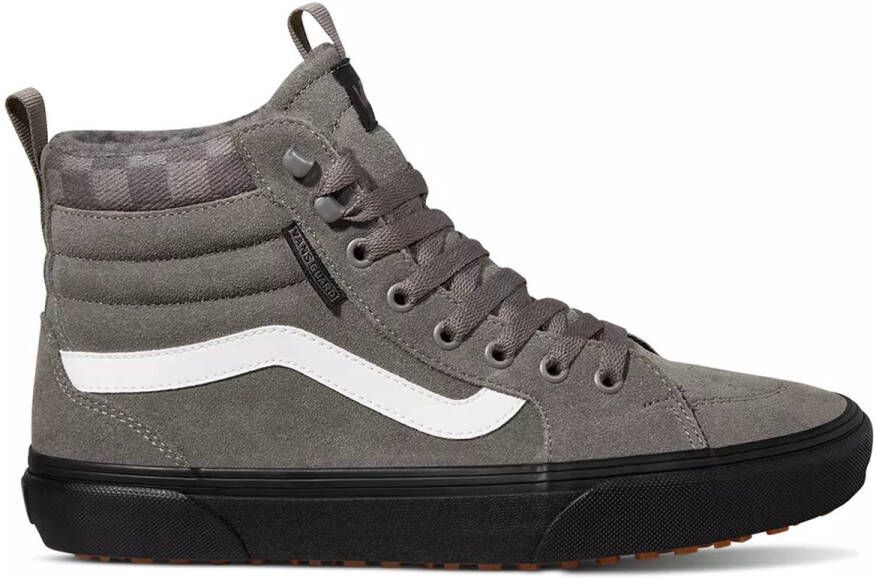 Vans Grijze Sherpa Hi-Top Sneakers voor Heren Grijs Heren