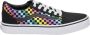 VANS Ward Rainbow Mini Check sneakers zwart multi - Thumbnail 2