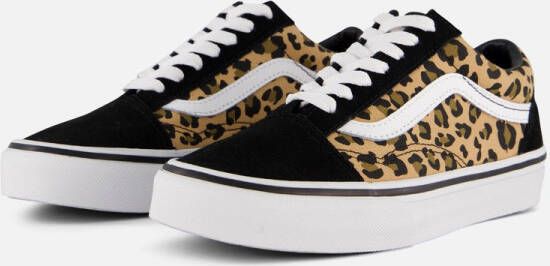 Vans Old Skool Animal Sneakers zwart Textiel Dames