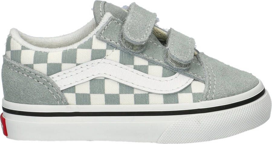 Vans Old Skool V Checkerboard Sneakers grijs