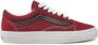Vans Old Skool dames sneakers 'Madder Bro' Oversized Laces wijn rood zwart casual - Thumbnail 1