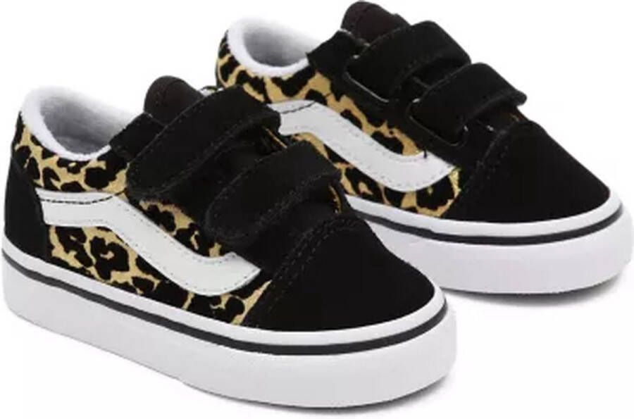 Vans Old Skool Flocked Leopard Black true white