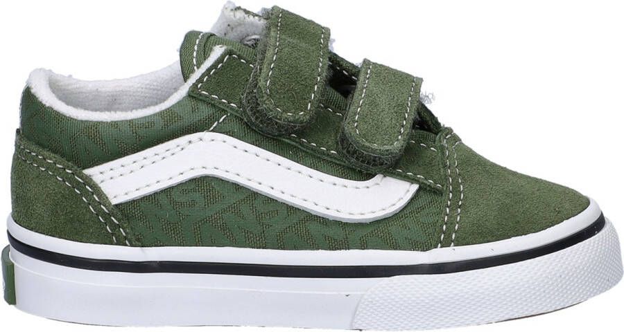 Vans Old Skool jongens klittenbandschoen Groen