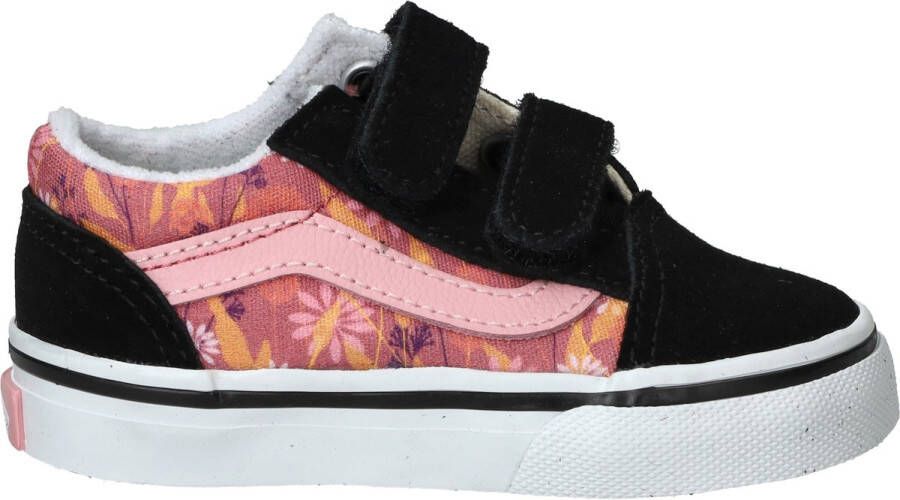 Vans Old Skool klittenband Sneakers Meisjes Zwart