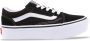Vans Old Skool Platform sneaker zwart wit Leer Effen 31 Sneakers - Thumbnail 2