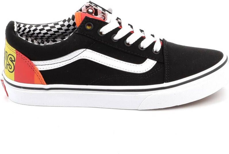Vans Old Skool sneakers Casual schoenen 'Color Backside' Streetwear Zwart Kinderschoenen Junior