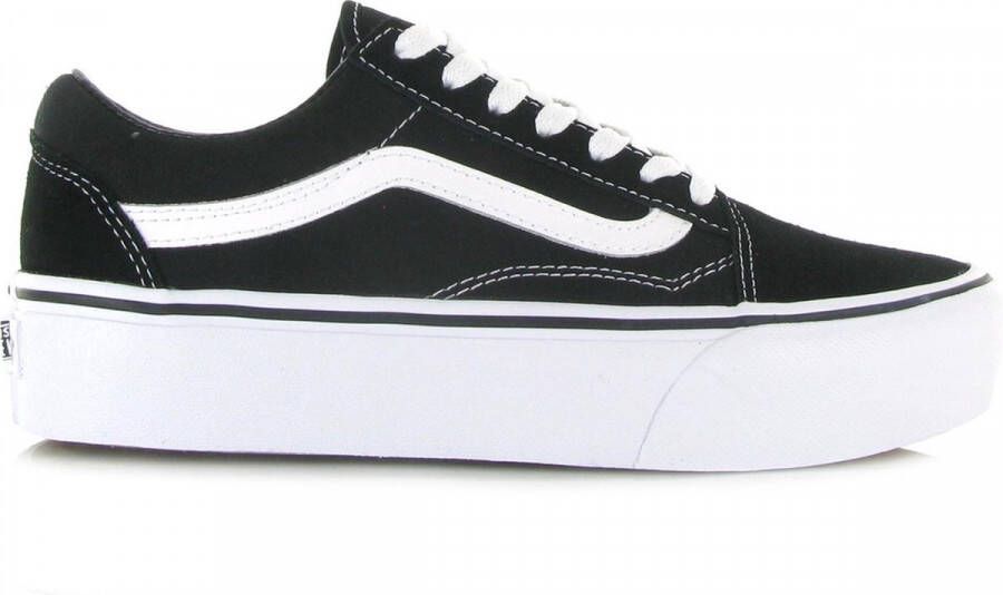 Vans Ua Old Skool Stackform Skate Schoenen suede canvas black true white maat: 40.5 beschikbare maaten:40.5 41 - Foto 16