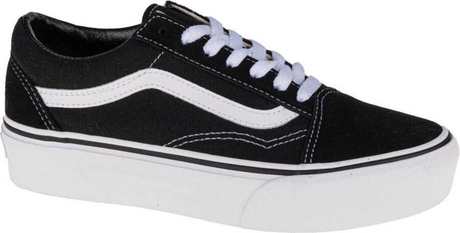 Vans Ua Old Skool Stackform Skate Schoenen suede canvas black true white maat: 40.5 beschikbare maaten:40.5 41 - Foto 11
