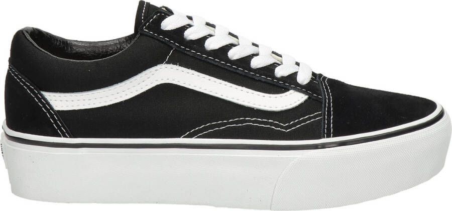Vans Ua Old Skool Stackform Skate Schoenen suede canvas black true white maat: 40.5 beschikbare maaten:40.5 41 - Foto 15