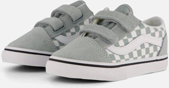 Vans Old Skool V Checkerboard Sneakers grijs