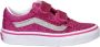 Vans Old Skool V meisjes klittenbandschoen Roze - Thumbnail 1