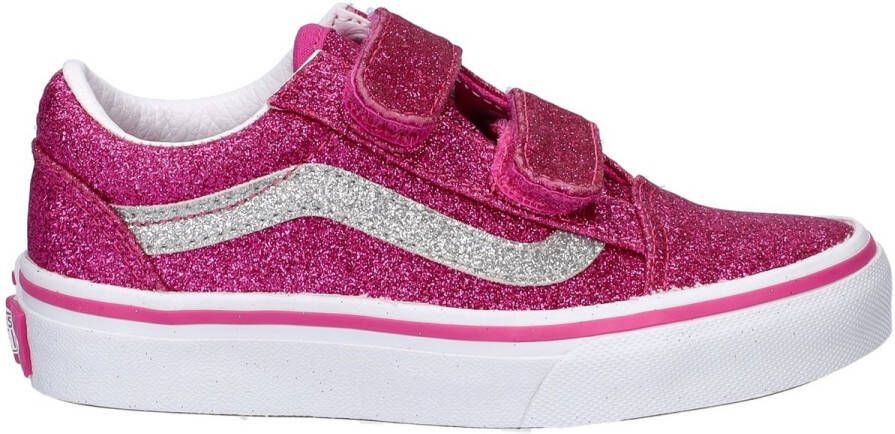 Vans Old Skool V meisjes klittenbandschoen Roze