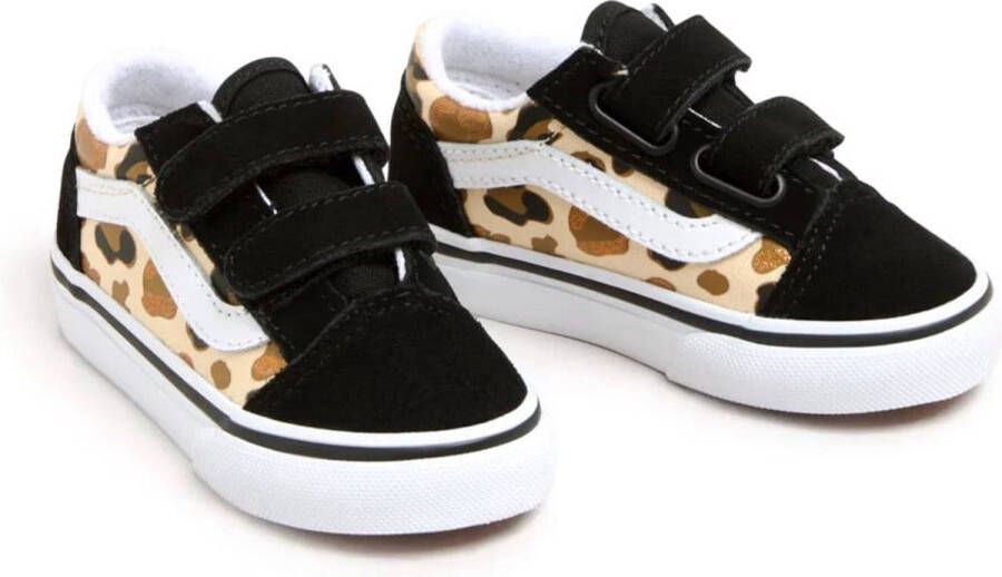 Vans Old Skool Leopard Glitter Sneakers zwart Dames
